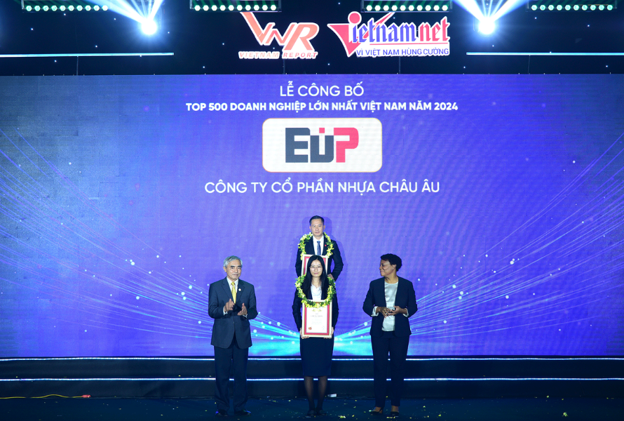 EuP and European Wood Plastic (EuP Wood) recognized in Vietnam's Top 500 largest enterprises 2024 (VNR500)